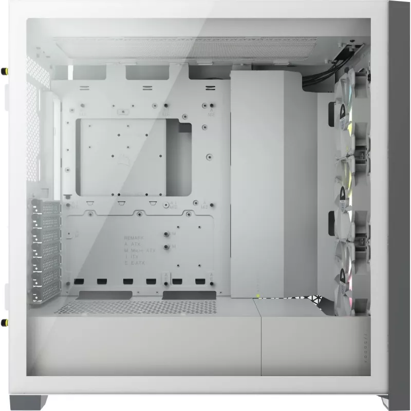Case PC smart mid-tower ATX CORSAIR iCUE 5000X RGB - Tempered Glass - bianco