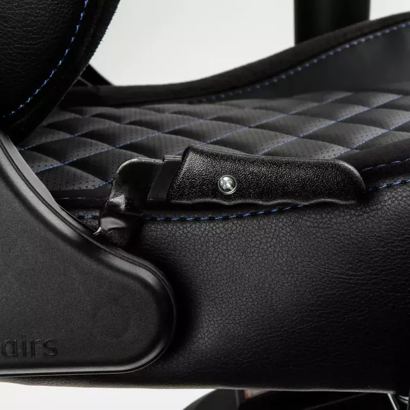 noblechairs EPIC NBL-PU-BLU-002 sedia da gaming, nero/blu