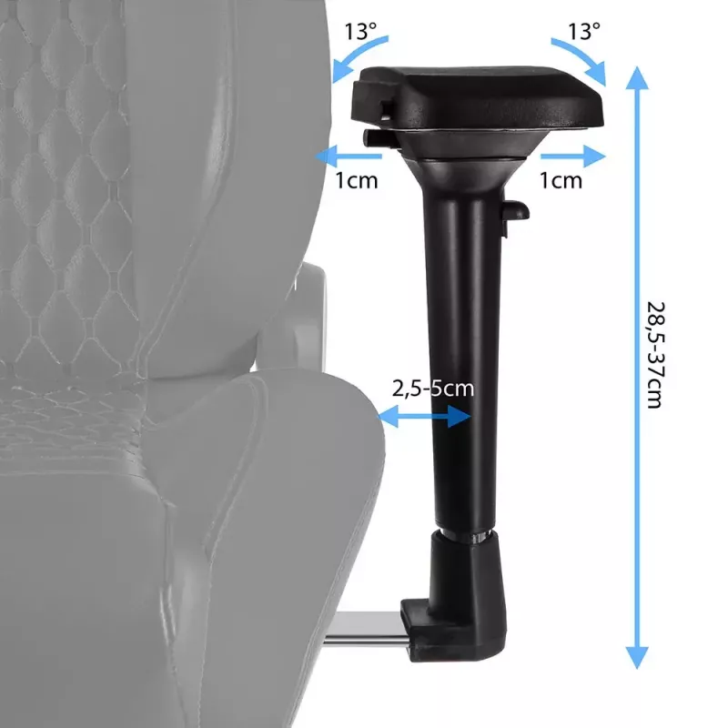 noblechairs EPIC NBL-PU-BLU-002 sedia da gaming, nero/blu