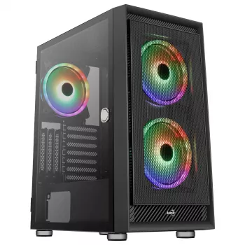 Case PC Aerocool GRAPHITEV3 3 ventole ARGB da 14 cm