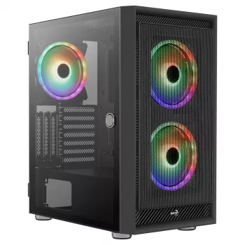 Case PC Aerocool GRAPHITEV3 3 ventole ARGB da 14 cm