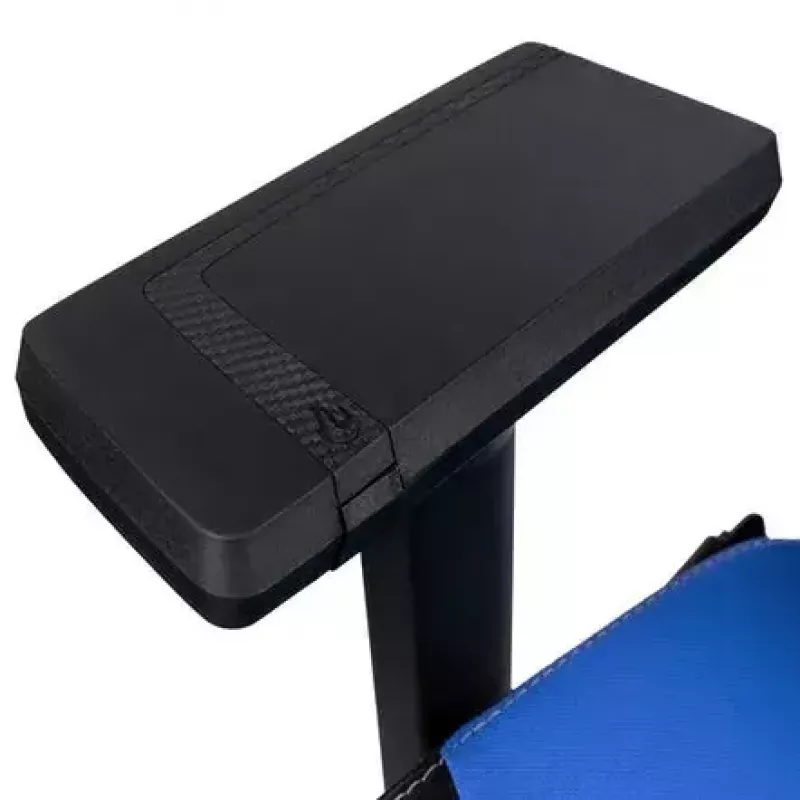 Nitro Concepts X1000 NC-X1000-BB sedia gaming per PC, seduta imbottita, nero/blu (Galactic Blue)