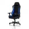Nitro Concepts X1000 NC-X1000-BB sedia gaming per PC, seduta imbottita, nero/blu (Galactic Blue)