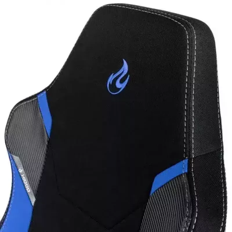 Nitro Concepts X1000 NC-X1000-BB sedia gaming per PC, seduta imbottita, nero/blu (Galactic Blue)