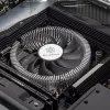 SilverStone SST-NT07-1700 dissipatore ad aria per CPU a basso profilo, 80 mm, 1500–3600 giri/min, nero