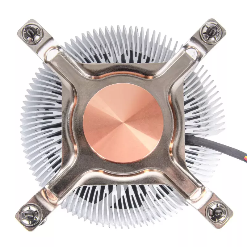 SilverStone SST-NT07-1700 dissipatore ad aria per CPU a basso profilo, 80 mm, 1500–3600 giri/min, nero