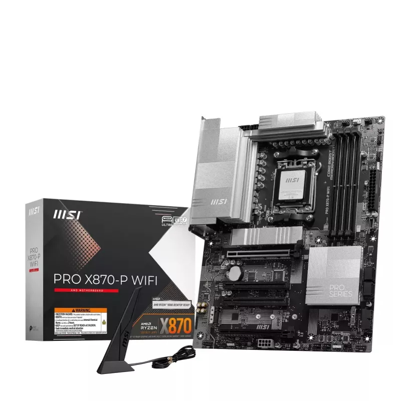 Scheda madre MSI PRO X870-P WIFI, AMD X870, socket AM5, ATX