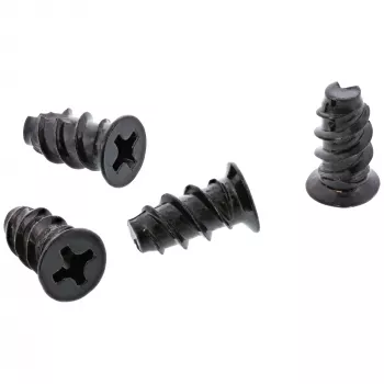 Viti per ventole InLine 5,0x10,0mm nere 50 pz.