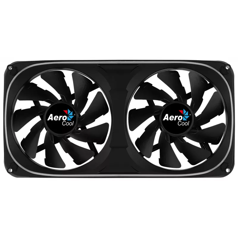 Ventola doppia Aerocool ASTRO24 PC 12cm ARGB LED supporto antivibrazione nero