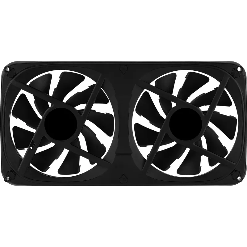 Ventola doppia Aerocool ASTRO24 PC 12cm ARGB LED supporto antivibrazione nero
