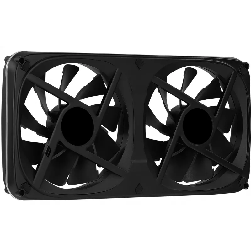 Ventola doppia Aerocool ASTRO24 PC 12cm ARGB LED supporto antivibrazione nero