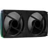 Ventola doppia Aerocool ASTRO24 PC 12cm ARGB LED supporto antivibrazione nero