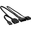Ventola doppia Aerocool ASTRO24 PC 12cm ARGB LED supporto antivibrazione nero