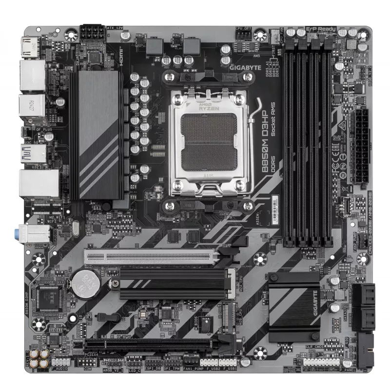 Scheda madre GIGABYTE B850M D3HP, AMD B850, AM5, Micro ATX