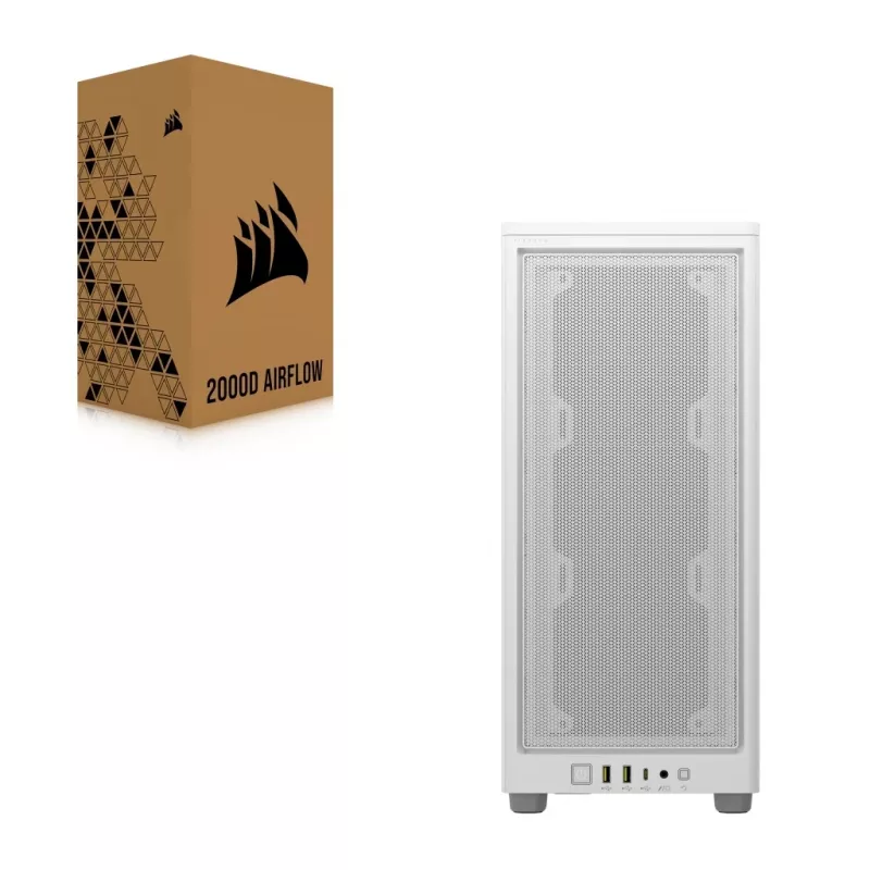 Case PC Corsair 2000D AIRFLOW Small Form Factor bianco