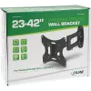 Supporto a parete InLine per TFT/LED/Plasma 58–107 cm (23–42 inch) inclinabile/orientabile, VESA 100x100–200x200, max 30 kg, nero
