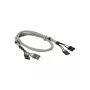 Prolunga USB 2.0 interna InLine 2x 4 pin header / presa pin, 0,60 m