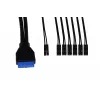 Alphacool ES pannello I/O frontale con USB 3.0 e set di cavi per case server (25057)