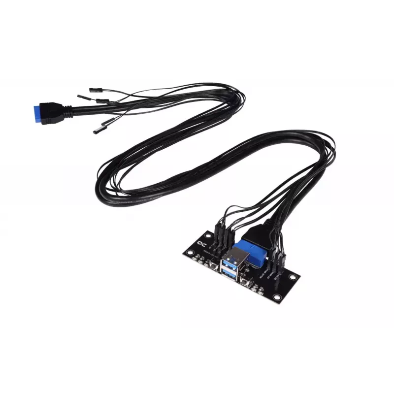 Alphacool ES pannello I/O frontale con USB 3.0 e set di cavi per case server (25057)