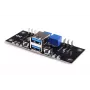 Alphacool ES pannello I/O frontale con USB 3.0 e set di cavi per case server (25057)