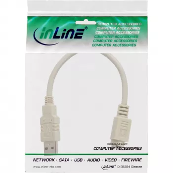 Cavo adattatore USB Type-A maschio / PS/2 femmina InLine 33102