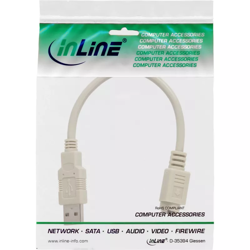 Cavo adattatore USB Type-A maschio / PS/2 femmina InLine 33102