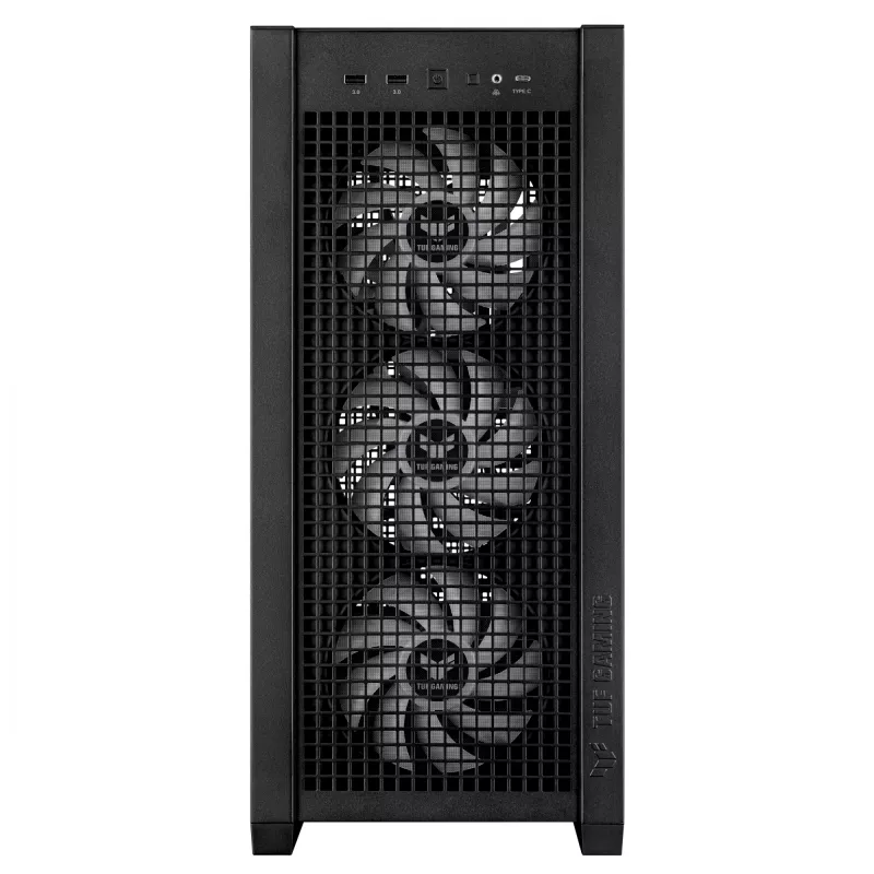 ASUS TUF Gaming GT302 ARGB 90DC00I0-B19000 case PC Midi Tower, E-ATX, vetro temperato, 4 ventole ARGB da 120 mm, nero