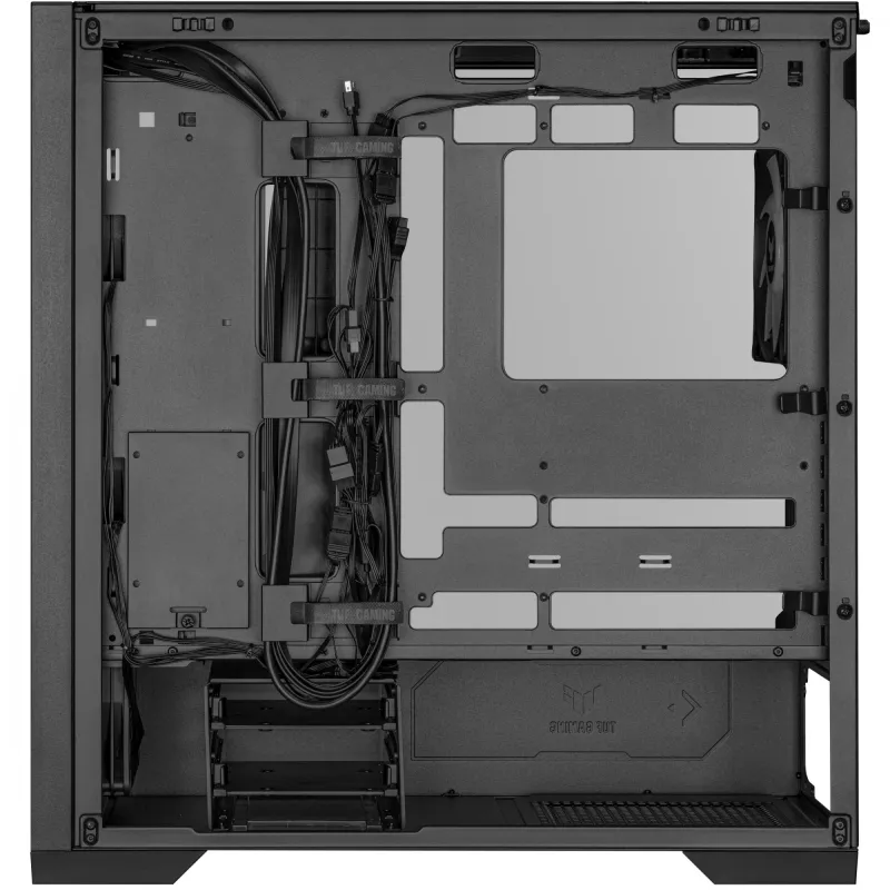 ASUS TUF Gaming GT302 ARGB 90DC00I0-B19000 case PC Midi Tower, E-ATX, vetro temperato, 4 ventole ARGB da 120 mm, nero