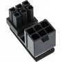 Adattatore di alimentazione interno InLine 180° ATX 6-Pin connettore maschio femmina nero 26636E