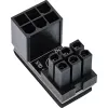 Adattatore di alimentazione interno InLine 180° ATX 6-Pin connettore maschio femmina nero 26636E