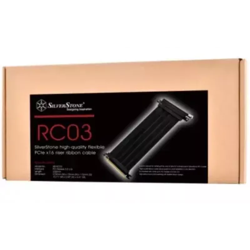 Cavo flat Silverstone SST-RC03B-220