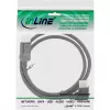 InLine Cavo DisplayPort 1.4, 8K4K, angolare, nero/oro, 5m
