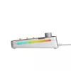 Tastiera meccanica GLORIOUS GMMK 3 PRO 65% Barebones cablata Argento — 65% USB RGB, cavo 2 m