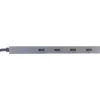 Hub USB 3.2 Gen.2 InLine (10 Gb/s), 4 porte USB-C, OTG, case in alluminio