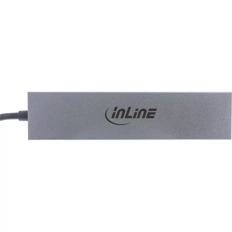Hub USB 3.2 Gen.2 InLine (10 Gb/s), 4 porte USB-C, OTG, case in alluminio