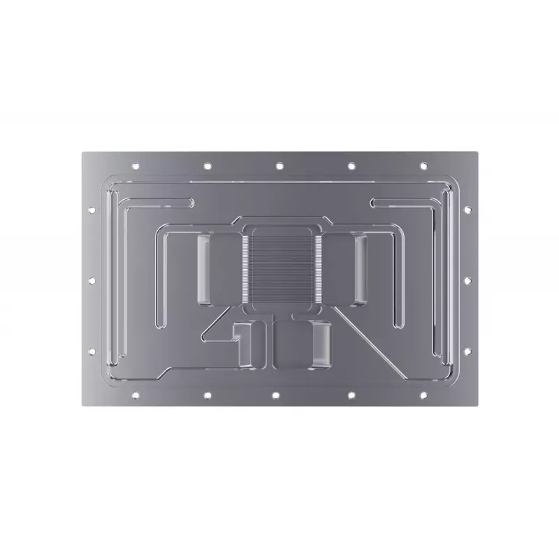 Water block + backplate Alphacool Eisblock Aurora acrilico alluminio rame trasparente