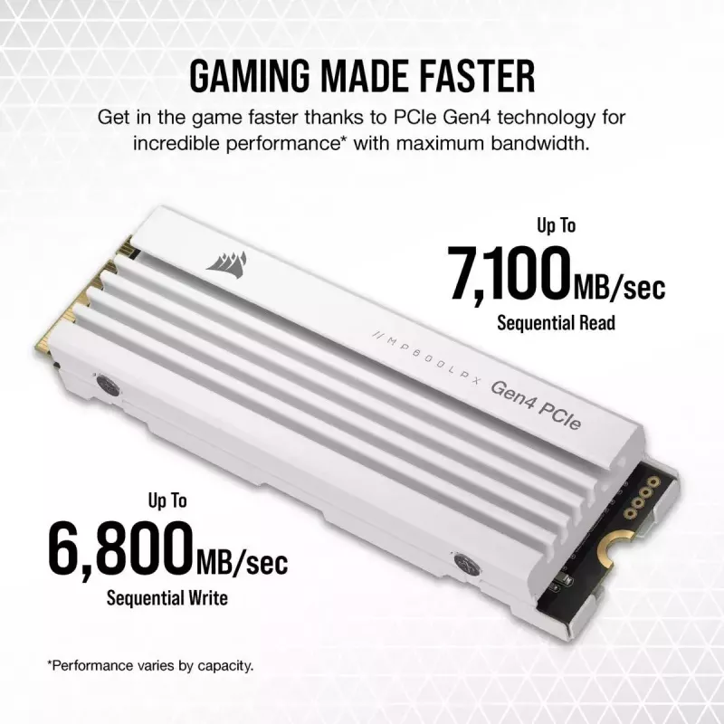 SSD Corsair 2 TB M.2 PCI Express 4.0 MP600 PRO LPX
