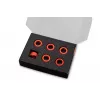 Anello di compressione EK Water Blocks alluminio rosso 6 pezzi