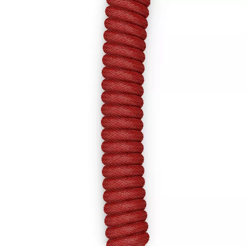 Cavo USB a spirale GLORIOUS per GMMK Crimson Red — cavo tastiera rimovibile, design a spirale