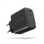 Caricabatterie Axagon ACU-PQ45 QC 3.0 4.0 AFC FCP PPS PD 45W nero