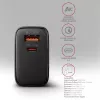 Caricabatterie Axagon ACU-PQ45 QC 3.0 4.0 AFC FCP PPS PD 45W nero