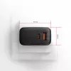 Caricabatterie Axagon ACU-PQ45 QC 3.0 4.0 AFC FCP PPS PD 45W nero