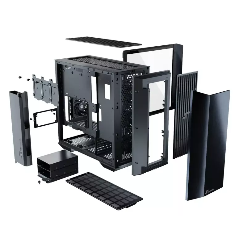 Case PC Seasonic SYNCRO Q704 Midi Tower nero