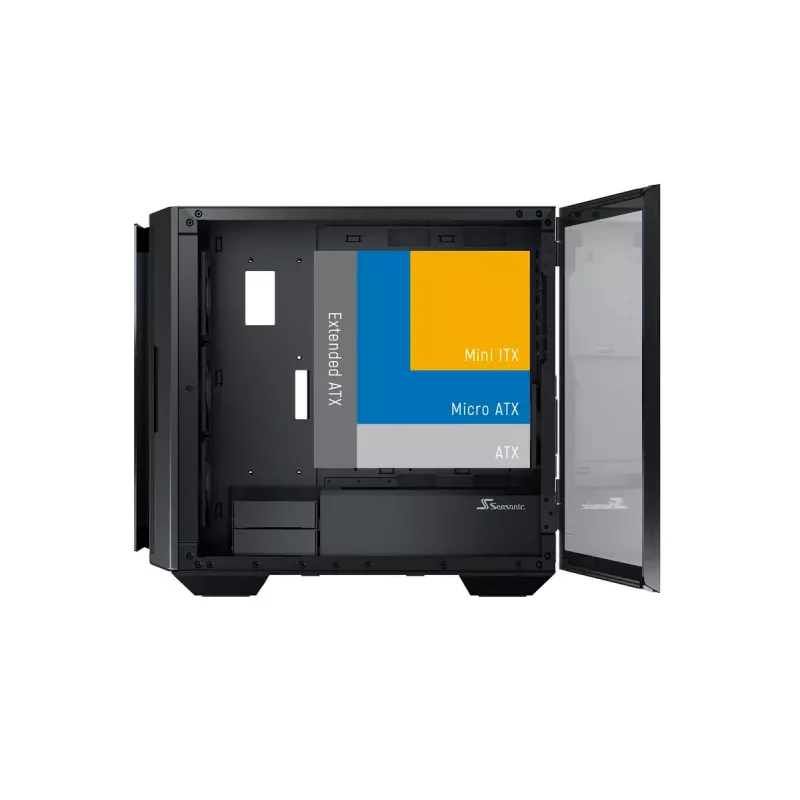 Case PC Seasonic SYNCRO Q704 Midi Tower nero