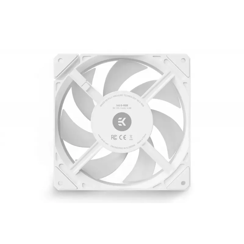 Modulo ventola EKWB bianco 12 V modulo ventola per raffreddamento PC