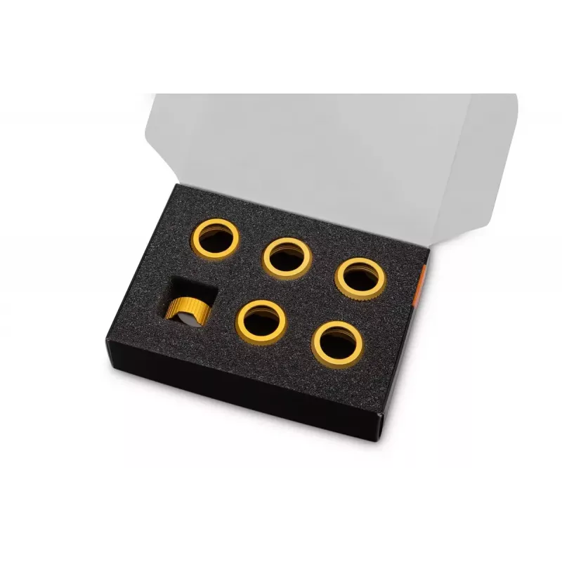 Anello di compressione EK Water Blocks alluminio oro 6 pezzi