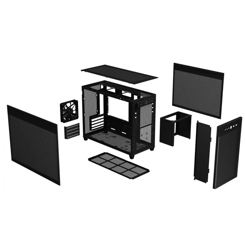 Case ASUS AP201 PRIME TG Mini Tower nero