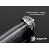 Bitspower BP-NCPLT16-L500 Tubo di collegamento PETG None Chamfer, 16/12 mm, 50 cm, Trasparente