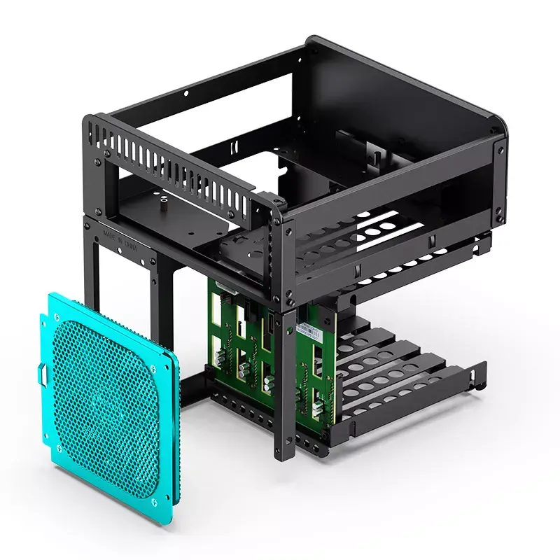Case per PC Jonsbo N2 Cube nero