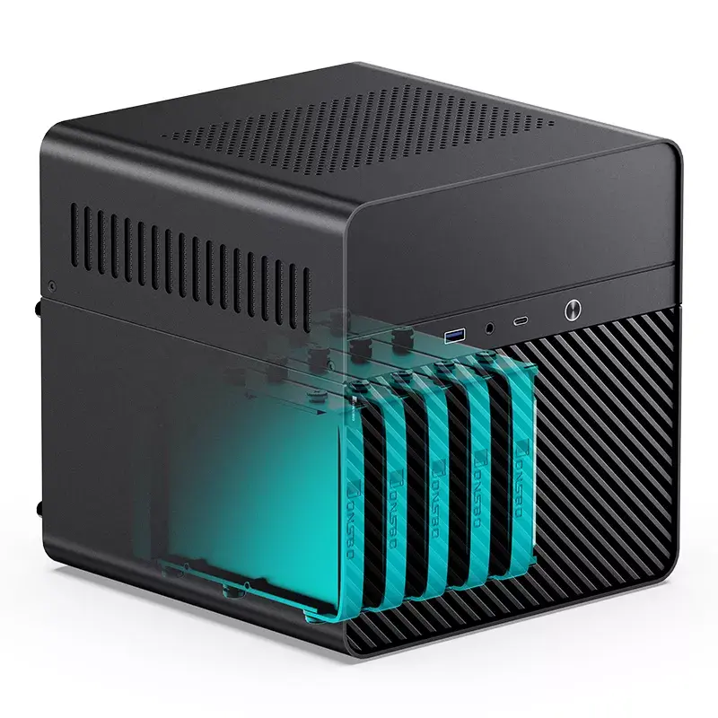 Case per PC Jonsbo N2 Cube nero
